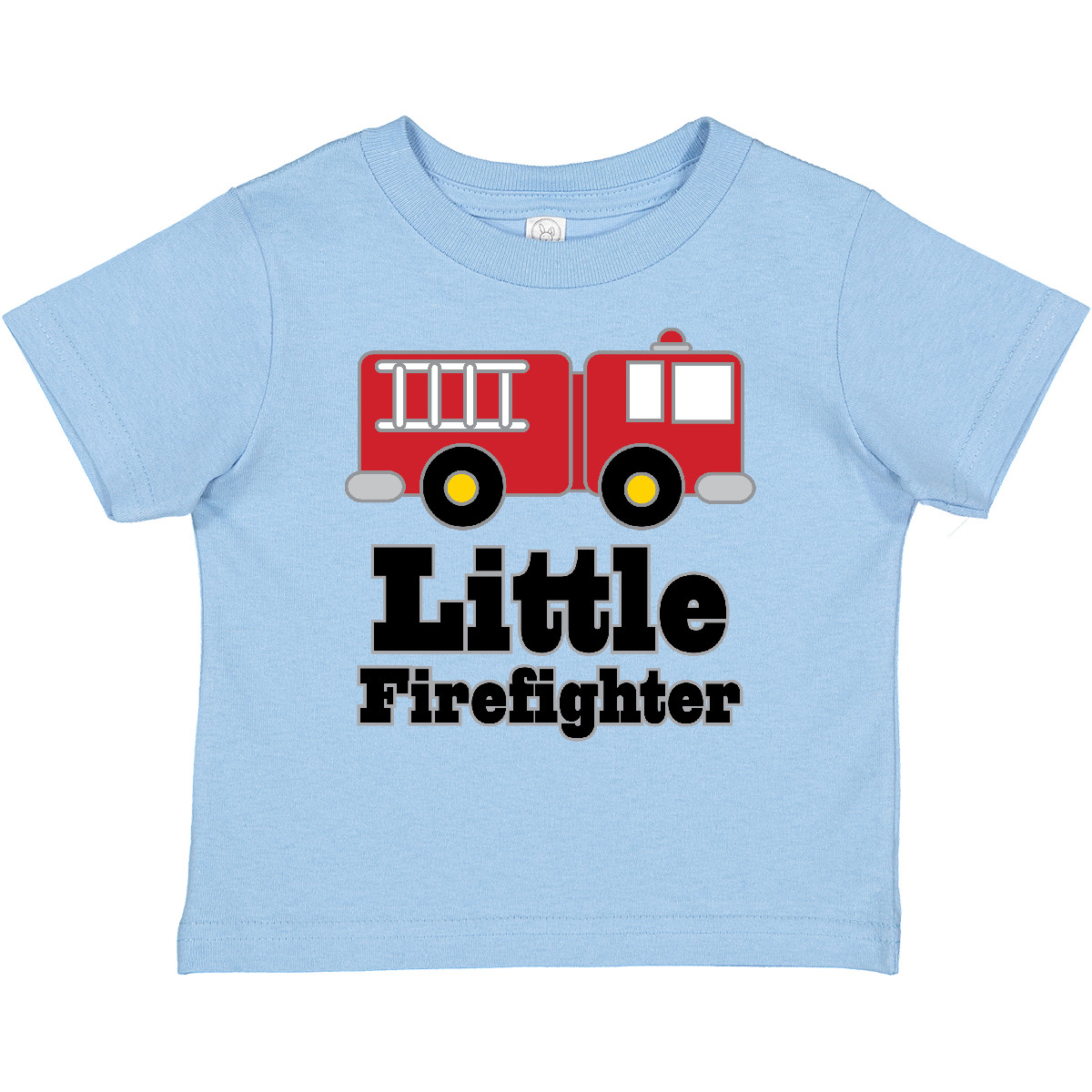 Inktastic Little Firefighter Feuerwehr Baby T-Shirt Feuerwehrauto Feuerwehrmann Kinder Hws - Bild 6 von 12
