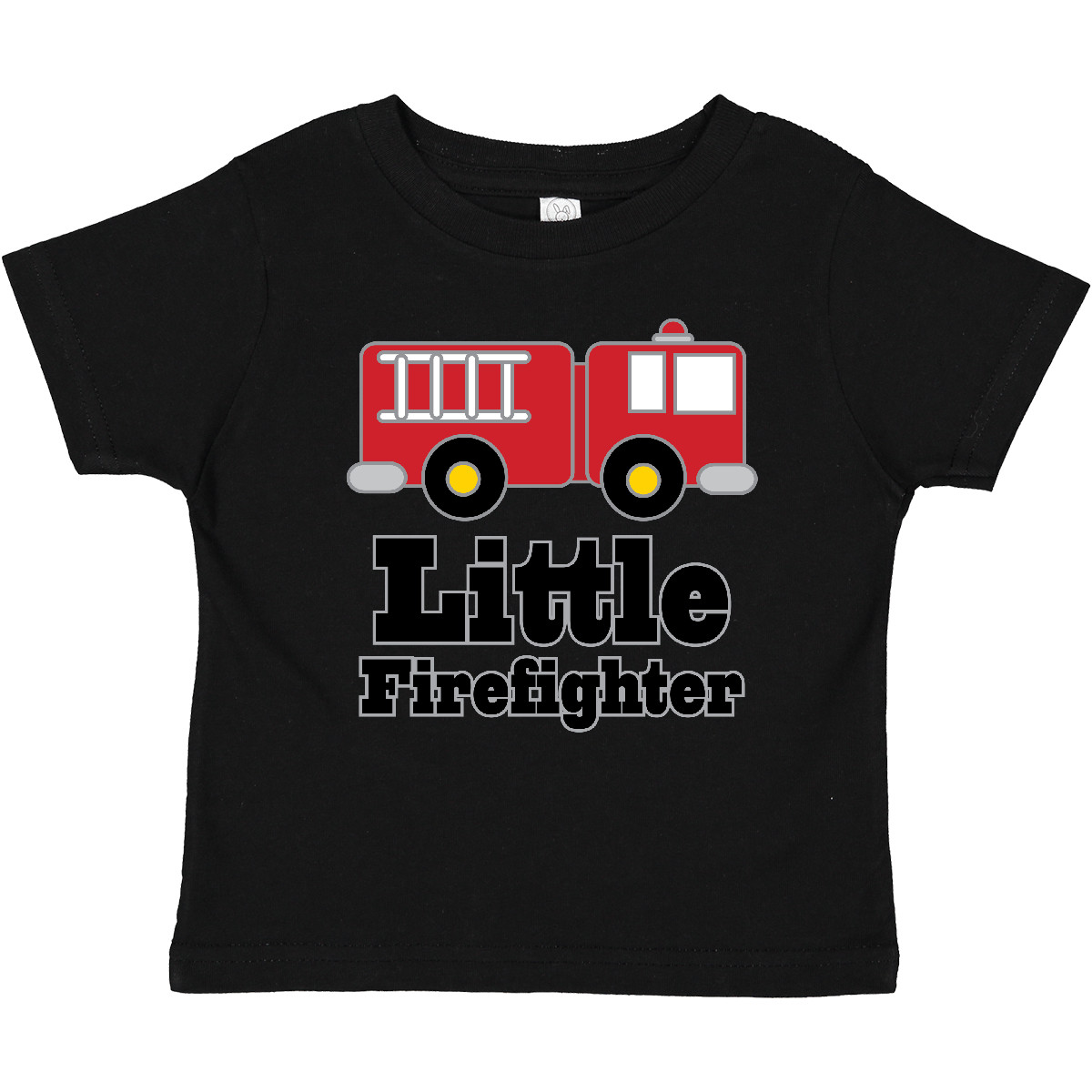 Inktastic Little Firefighter Feuerwehr Baby T-Shirt Feuerwehrauto Feuerwehrmann Kinder Hws - Bild 2 von 12