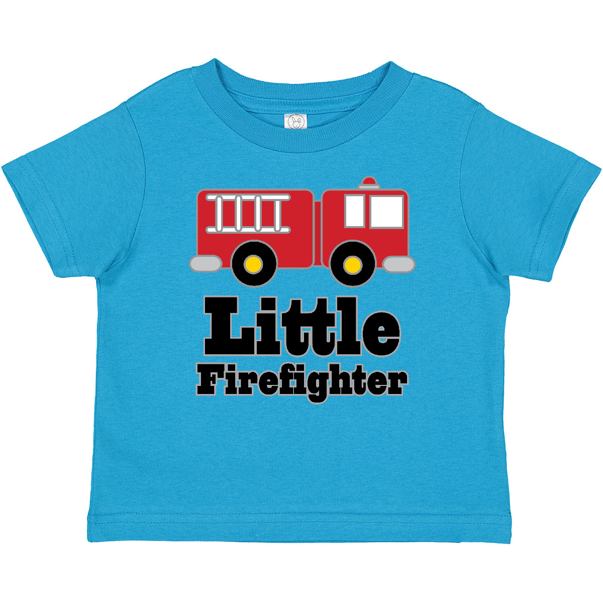 Inktastic Little Firefighter Feuerwehr Baby T-Shirt Feuerwehrauto Feuerwehrmann Kinder Hws - Bild 11 von 12