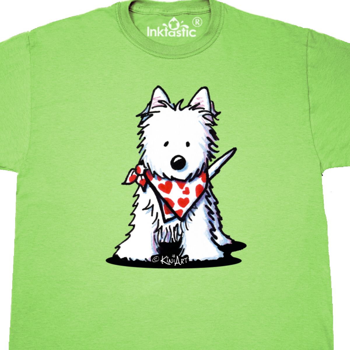 t shirt westie