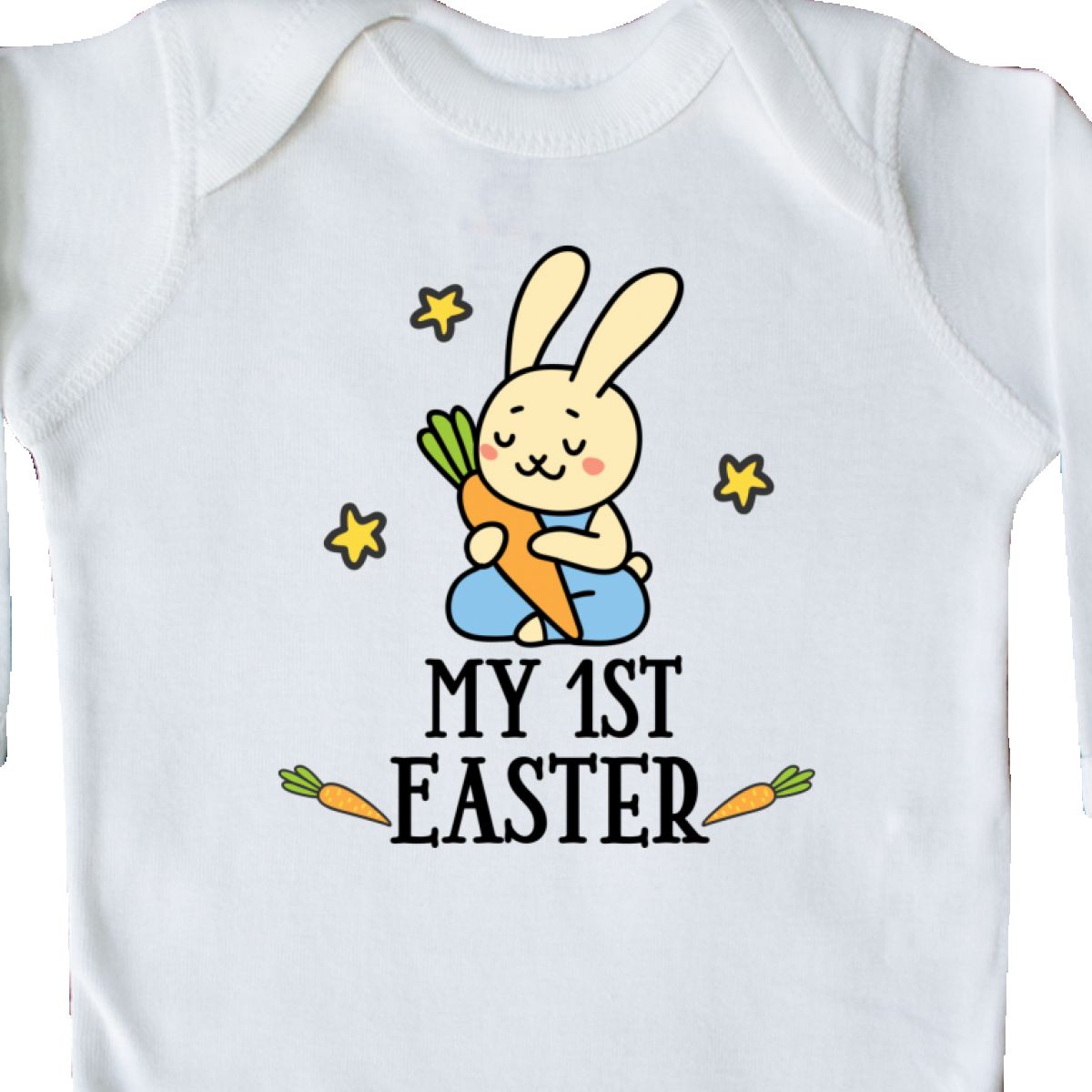 Inktastic My 1st Easter Boy Bunny Rabbit Baby TShirt Babys First Boys