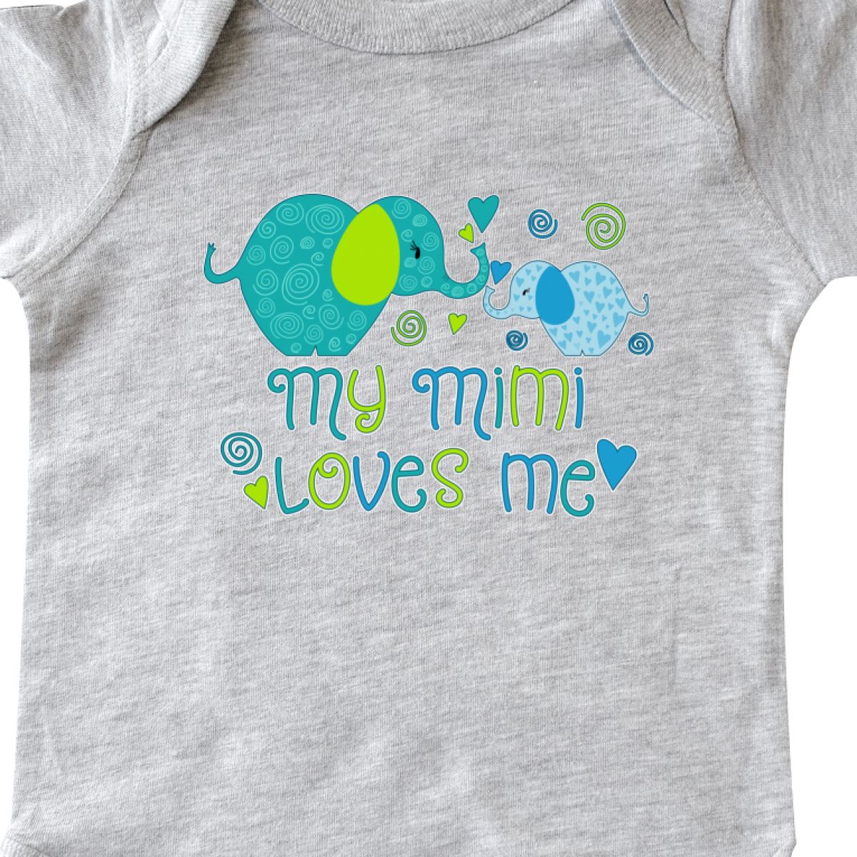 Cute Elephants Infant Creeper Family Child Inktastic My Great Grandma Loves Me