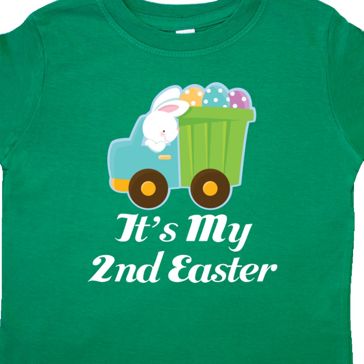 inktastic My Nana Loves Me with Bunny and Easter Eggs Toddler T-Shirt