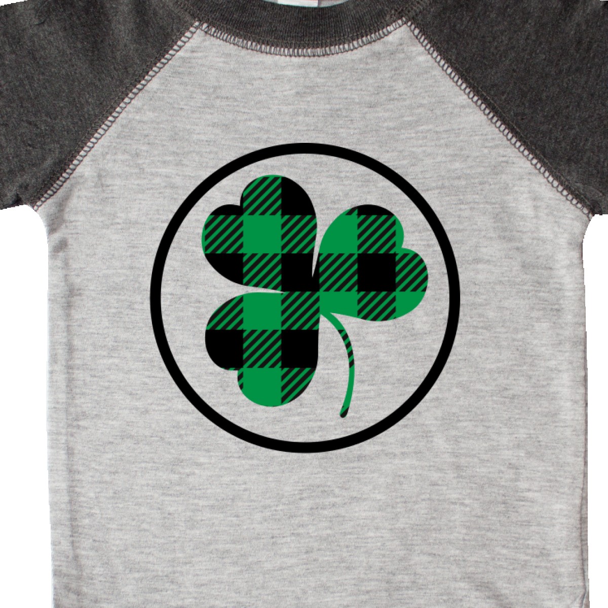inktastic St Patricks Day 2019 Buffalo Plaid Baby T-Shirt
