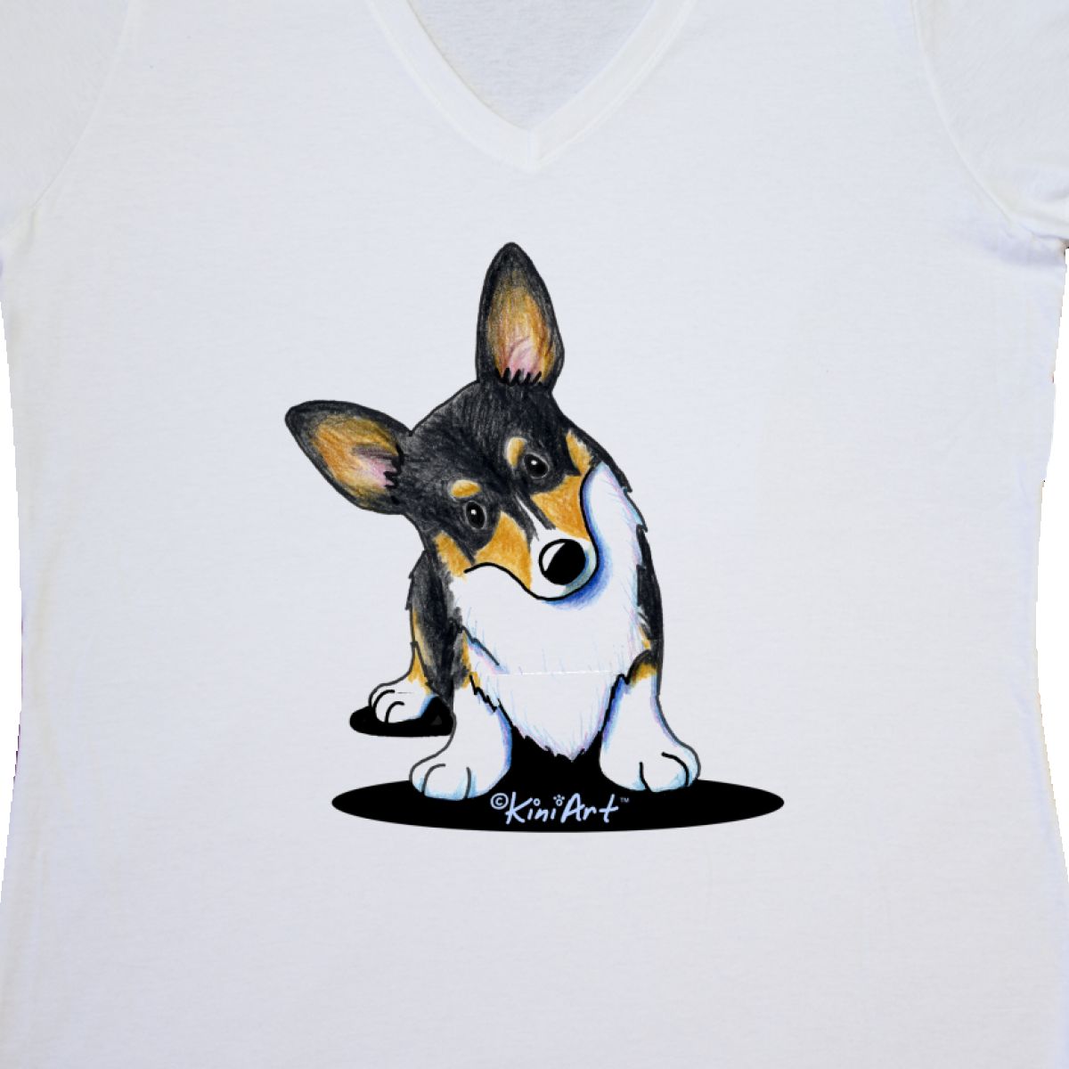 tri color corgi shirt