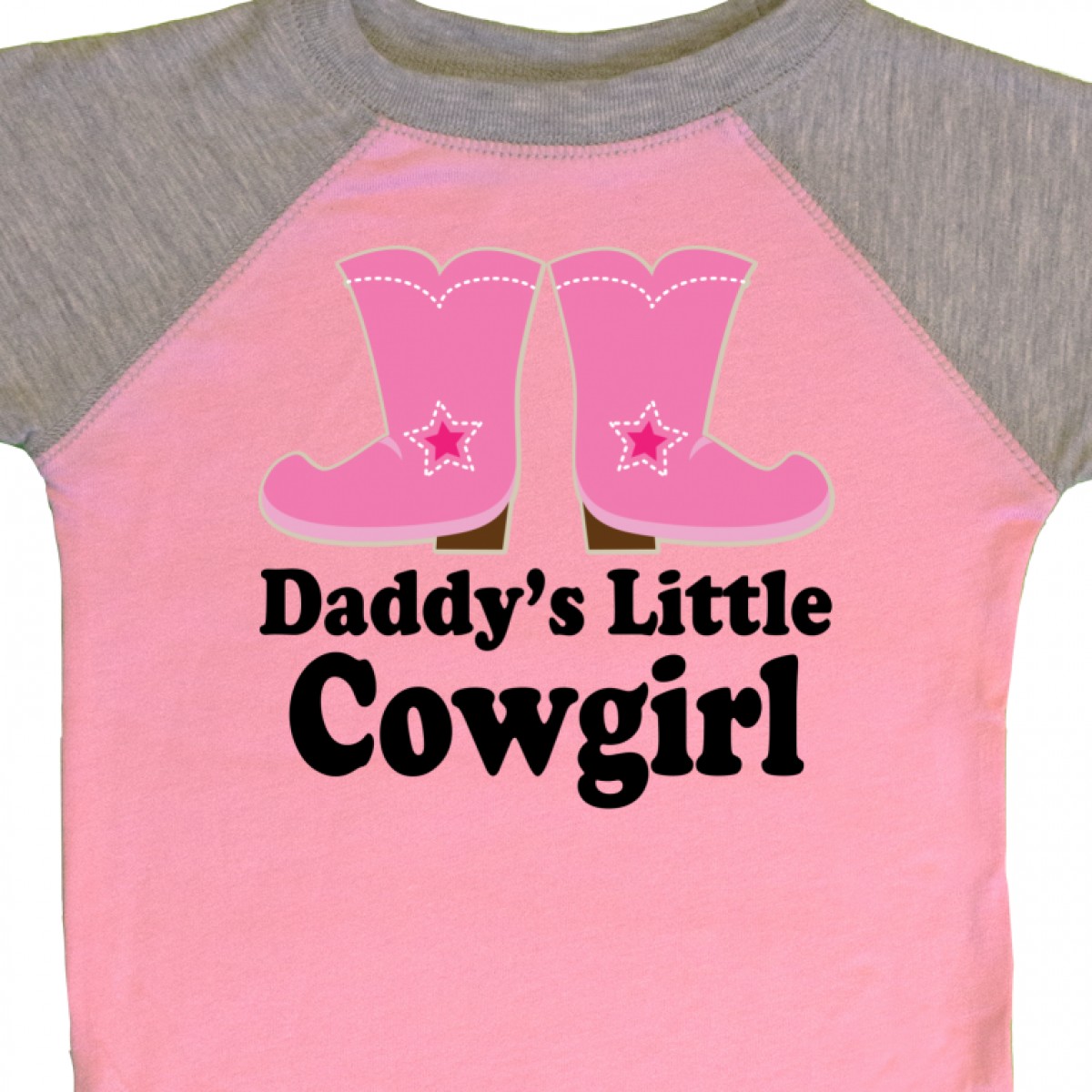 Inktastic Daddy/'s Little Cowgirl Infant Creeper Boots Pink Cowboy Western Cute
