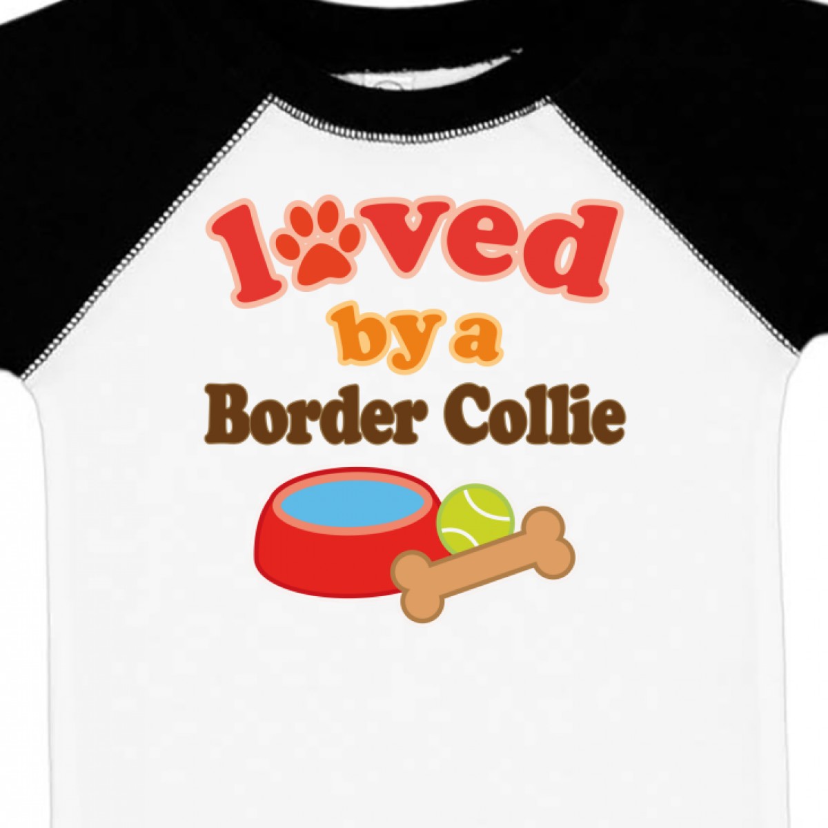 Inktastic Border Collie Dog Lover Infant Creeper Loved By Dogs Pets Cute Hws