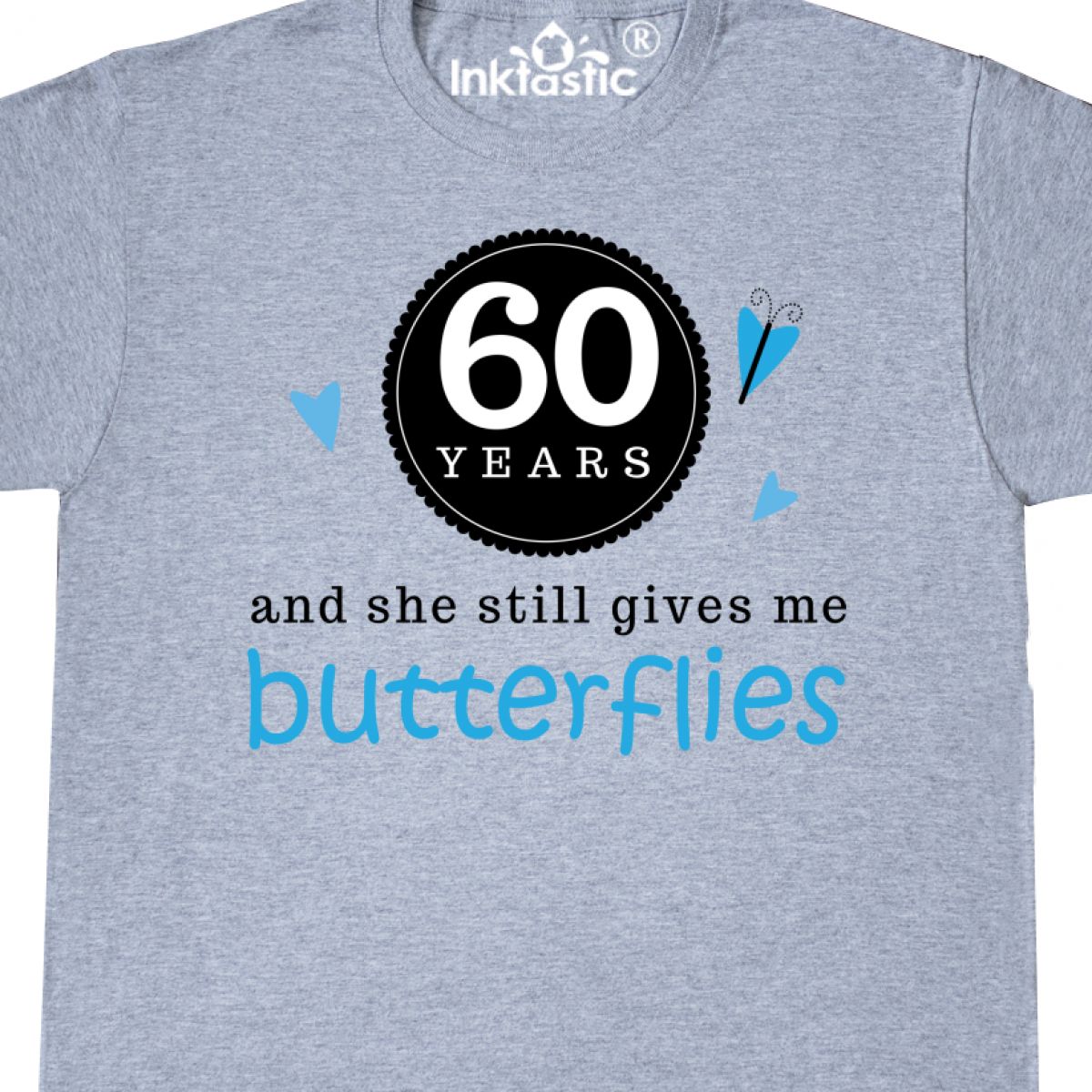 Inktastic 60th Anniversary Gift For Him T-Shirt Funny Wedding Idea 60 Year Mens
