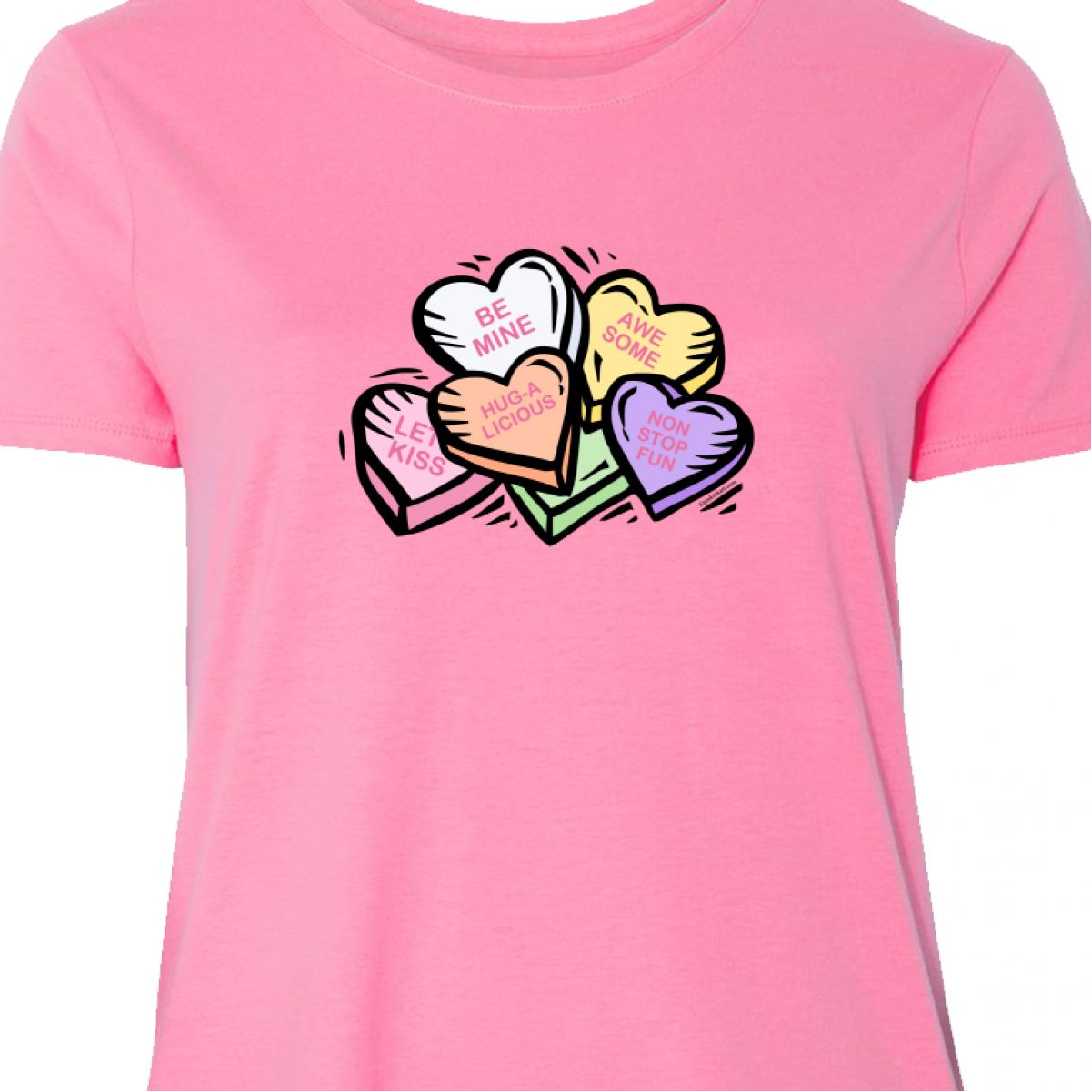 button up shirt with hearts