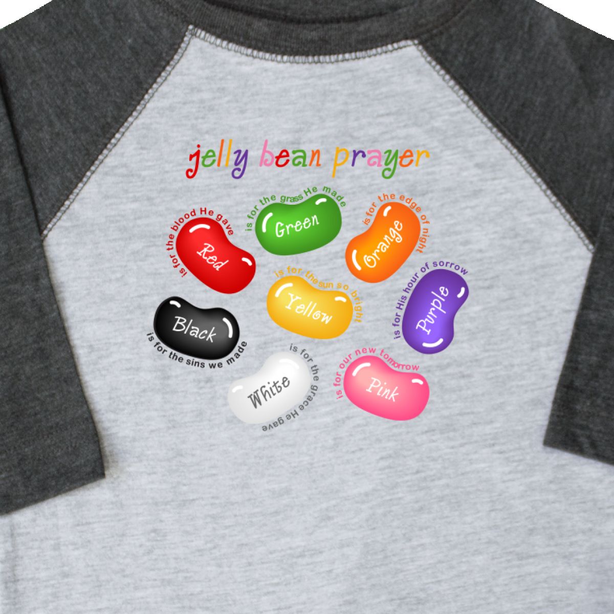 Inktastic Jelly Bean Prayer Toddler T-Shirt Easter Candy ...